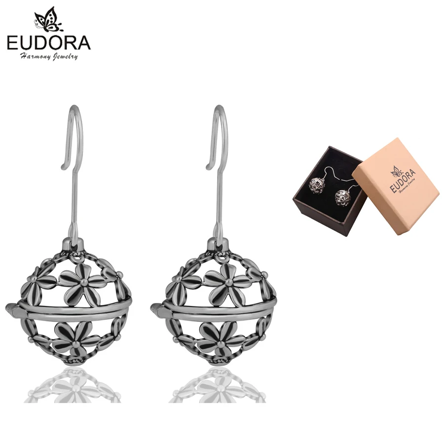 

Eudora Locket Cage Ring for 12mm Chime Ball Angel Caller Floral Harmony Bola Cage Ring Pregnant Jewelry Brinco De Bola HER015