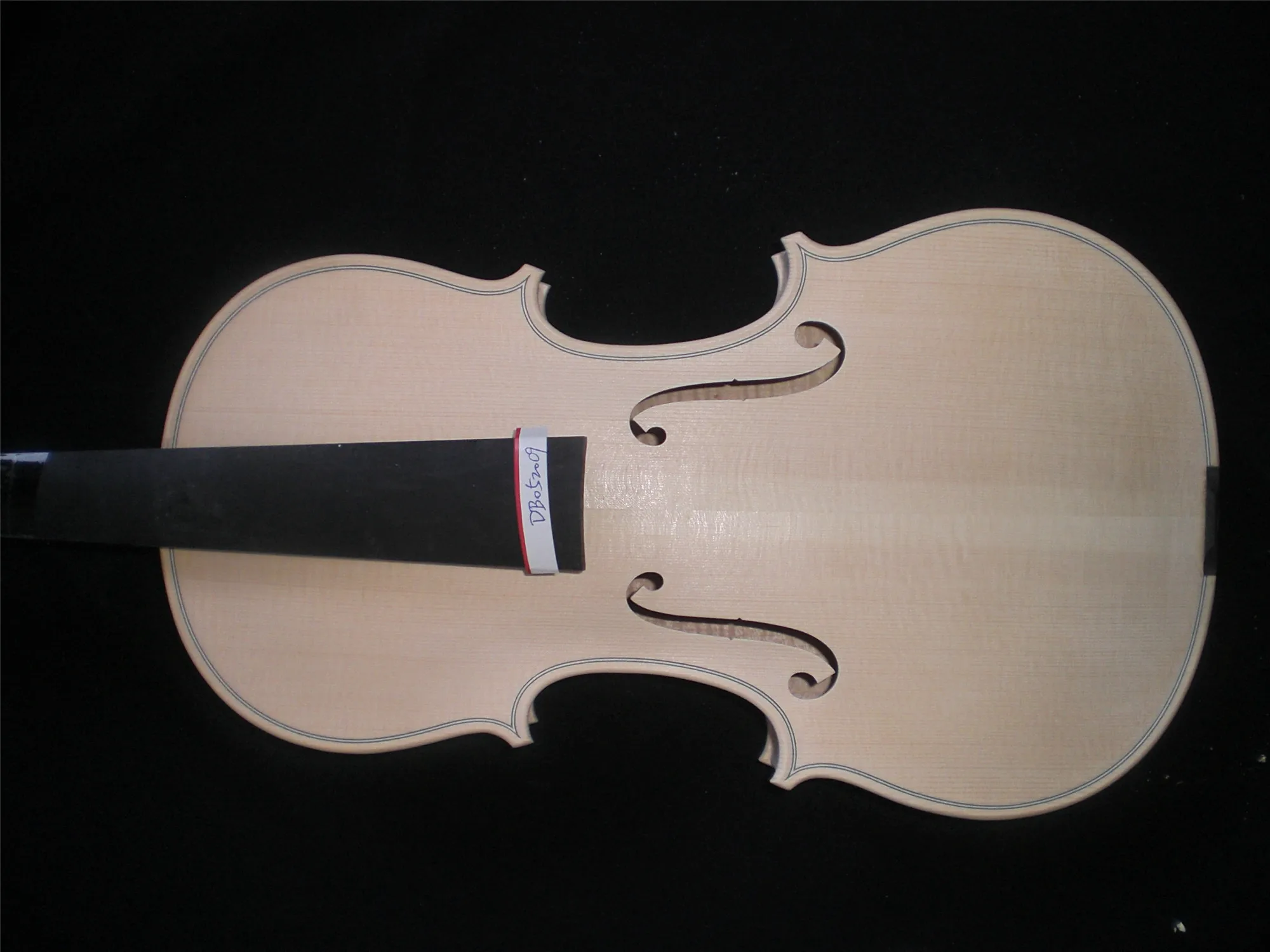 1 PC Quality White Violin 4/4 with One Piece Maple Back Nice Grains