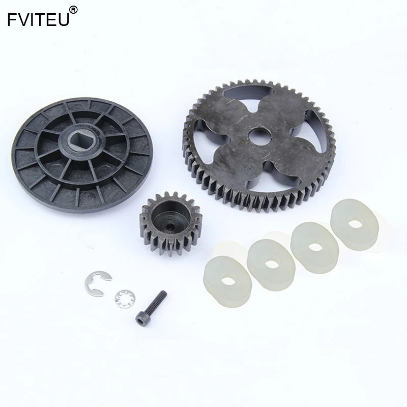 FVITEU 55 T/19 T с высоким крутящим моментом набор металлических зубчатых передач для 1/5