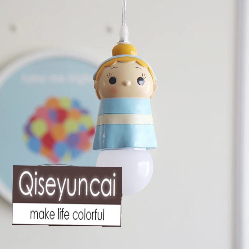 Qiseyuncai новинка 2019 американская сказочная Люстра для детской комнаты мягкое