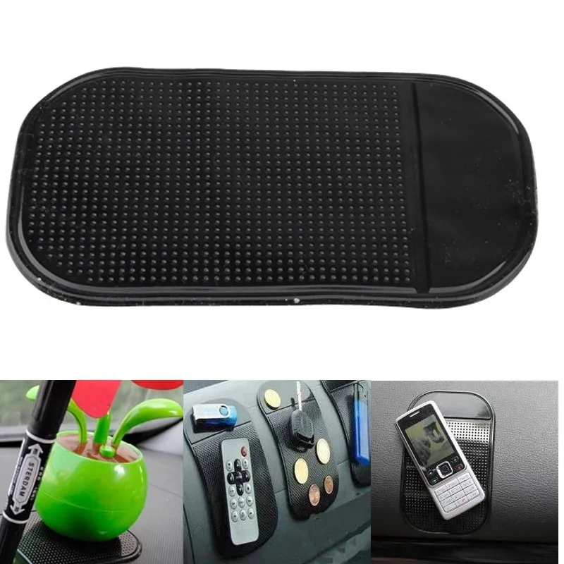 

4Pcs/Lot Car Dashboard Pad Anti-slip Mat for Mobile Phone Key GPS Sticky Mats In Car Mobiles Holder Auto Interior Accessories