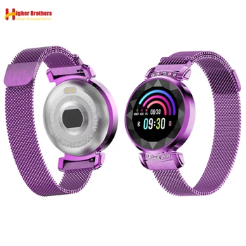 

Smart Cicret Bracelet Wristwatch Call Reminder Sleep Heart Rate Blood Pressure Fitness Tracker Sport Lady Crystal Watch Band