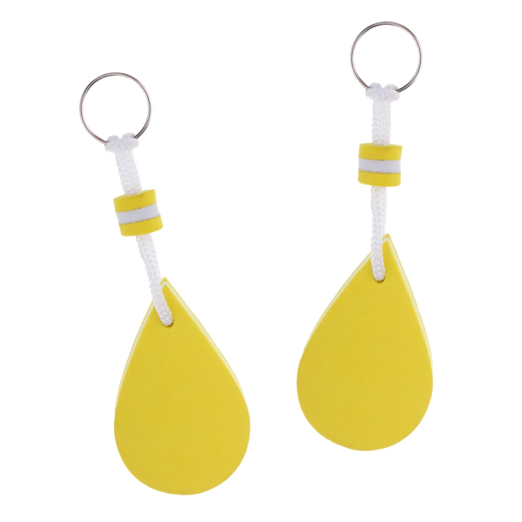 2 Pcs Sailing Floating Key Chain Boat Float Marine Keys Ring Holder Buoyant Floating Keychain Inflatable Boats Accessories