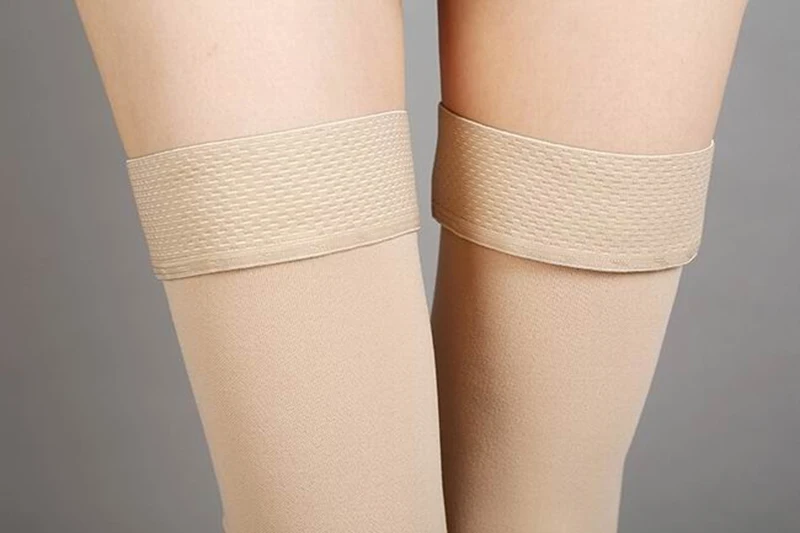 Skup Żylaki zakolanówki 25 30 mmHg medyczne kompresyjne zamknięte skarpetki z palcami FDC99