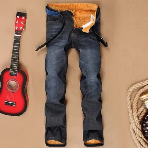 jeans with fur inside