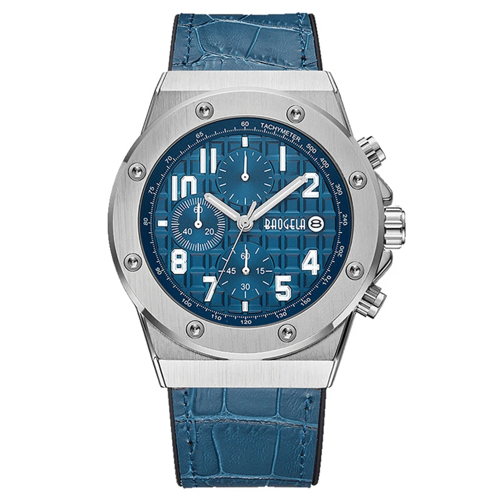 

BAOGELA Brand Mens Luxury Quartz Watch Men Chronoort Wristwatch Male Waterproof Masculino fashion movement New pattern