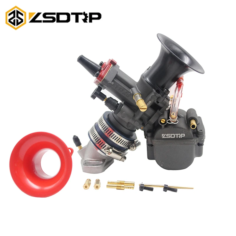 ZSDTRP YD-28mm 30 мм мотоцикл Карбюратор с силовой струей для ATV багги Quad Go Kart Dirt Bike мотогонок Psrts скутер