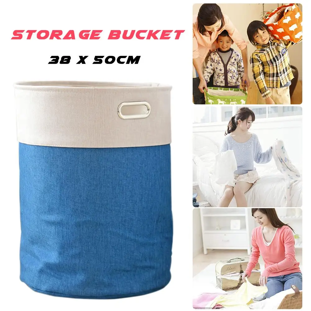Multifunctional Collapsible Large sized EVA Cloth Storage Bucket for