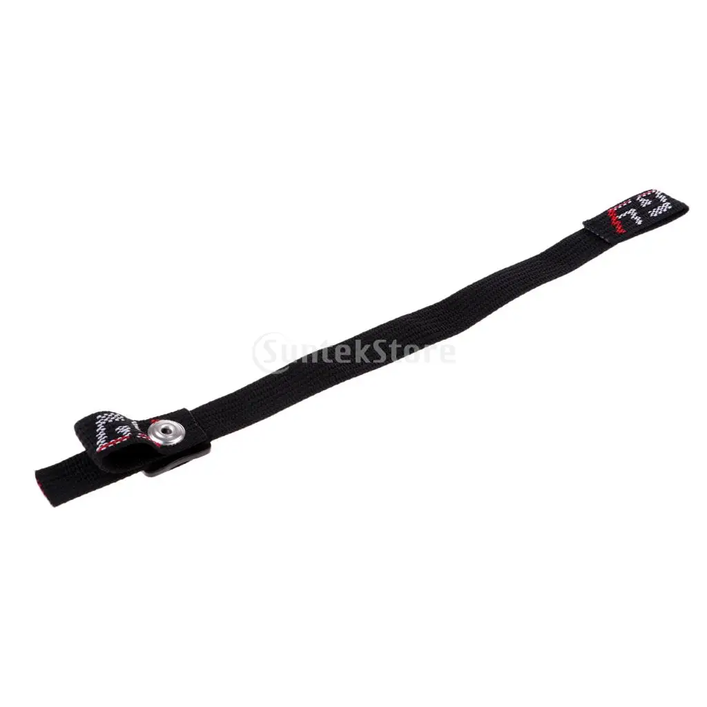 Durable Nylon Webbing Sling Loop Replacement Chin Strap and Ear Loops Set Ear Hanger for Hockey Helmets Black