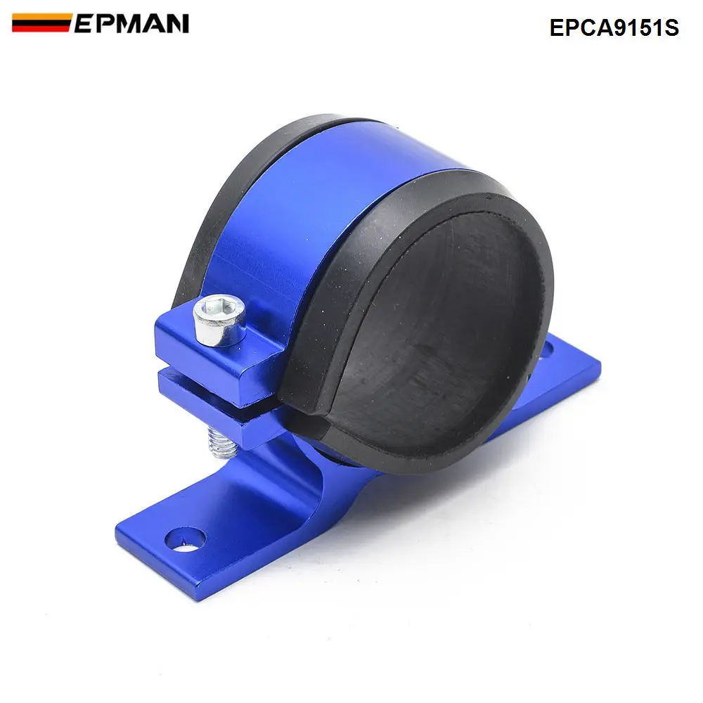 Epman Racing " 51 мм ID алюминиевый кронштейн зажим колыбели держатель для топливного насоса топливный фильтр EPCA9151S - Цвет: Синий