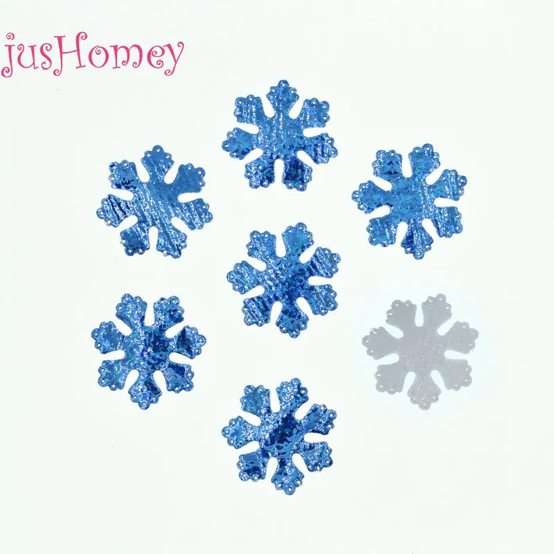 200pcs Multi Colors AB Iridescent Snowflake Ornaments Christmas Party Decoration Frozen Hat decor Party Confetti Embellishment