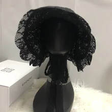 01903-fuyao459855454 классическая элегантность кружева ветер полями французская Грация ЛЕДИ ведро кепки для женщин досуг праздник пляжная шляпа