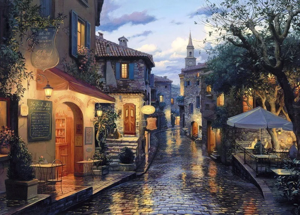 

5D Path DIY Diamond Painting Landscape Diy Painting Set Cross Stitch All Diamond Embroidery Home Needlework Landscape House