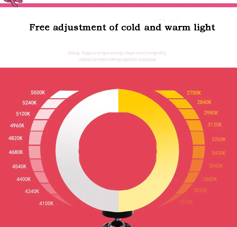 Светильник для фотосъемки с регулируемой яркостью светодиодный само-Кольцо Таймер светильник live video 3500-5500k студийный светильник s с держателем для мобильного телефона USB разъем tripo