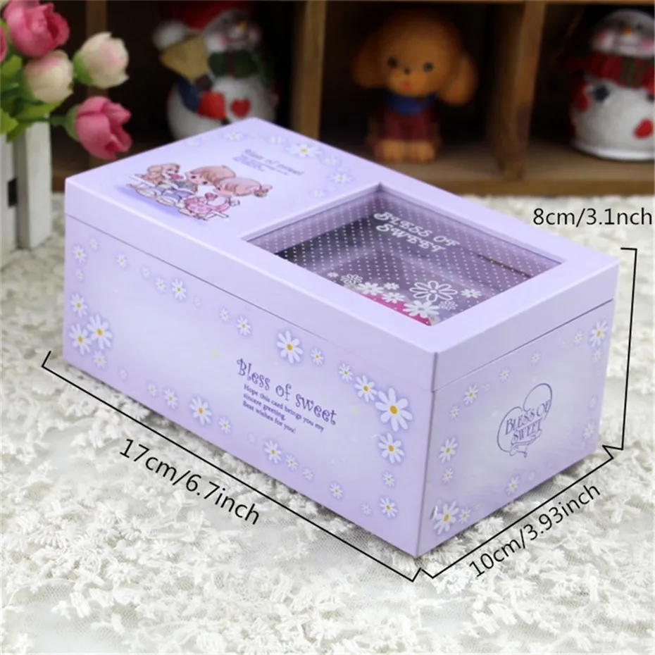 Creative Rotating Girl Music Box jewelry Box Gift Home Decoration Birthday Children's Day Daughter Christmas Valentine Gift (10)