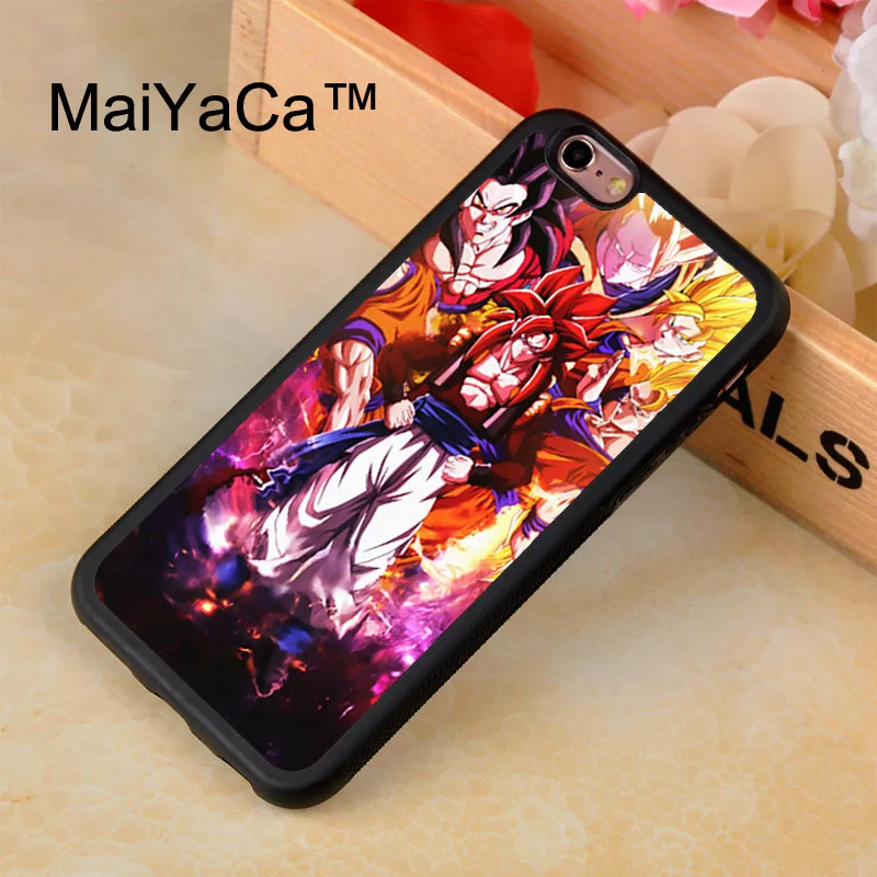 MaiYaCa Dragon Ball Anime Case For IPhone 8 Coque 360 Full Protection 