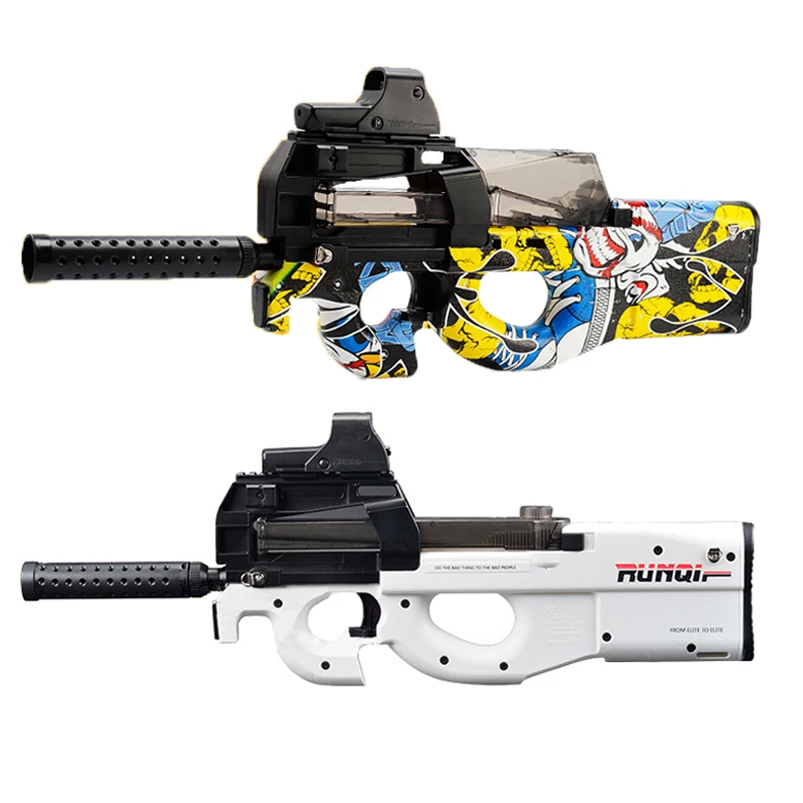 Abbyfrank Electric Graffiti Edition P90 Toy Gun Orbeez Auto Pistol