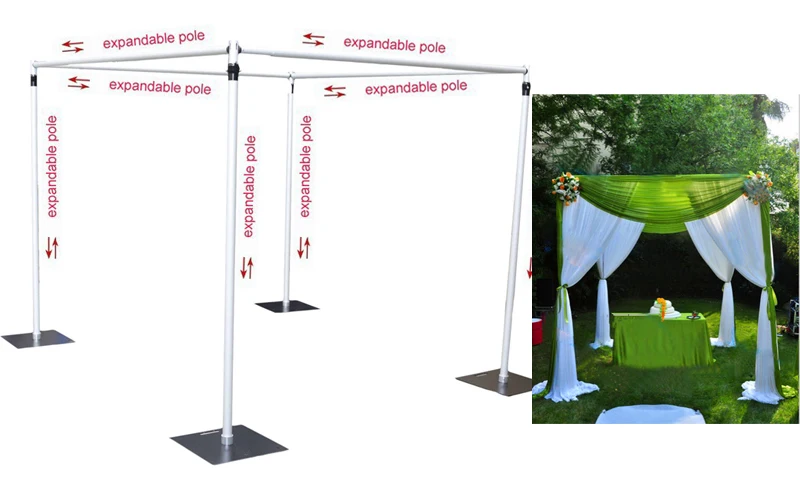 Wedding Decoration Wedding Square Pipe Canopy Chuppah Arbor Pipe