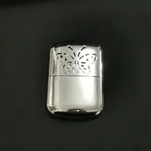 Новое прибытие серебряного цинкового сплава грелки для рук Крошечные маленькие сверхлегкие удобные карманные Зимние Необходимые грелки для рук