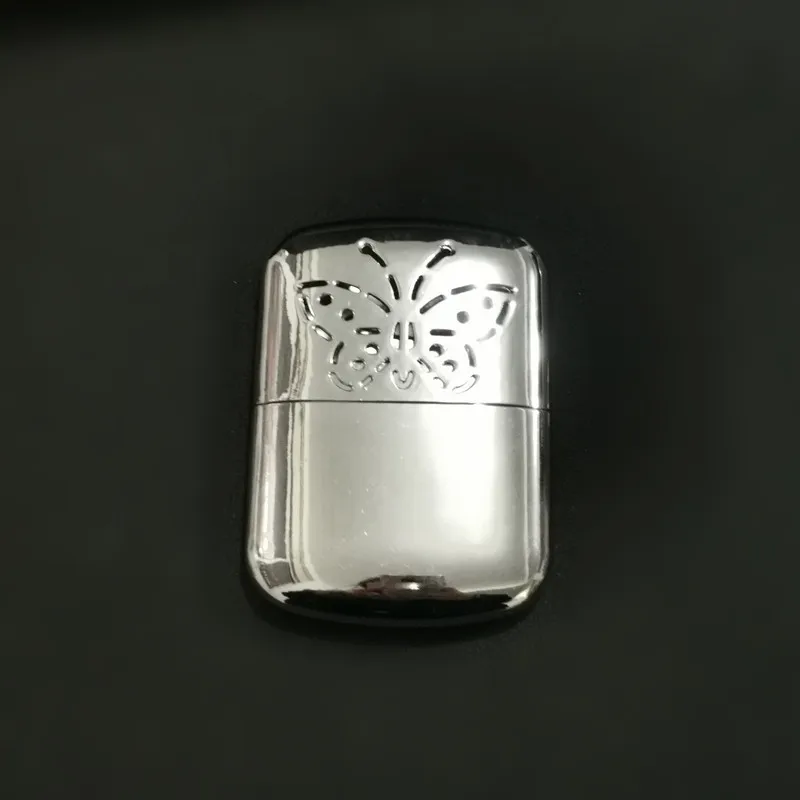 

New Arrival Silver Zinc alloy Hand Warmers Tiny Small Ultralight Handy Pocket Winter Essential Hand Warmer