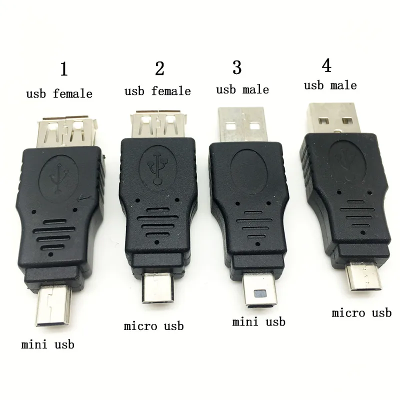 Adaptador USB Macho a MINI USB Macho Conversor 2.0 Nuevo v95 