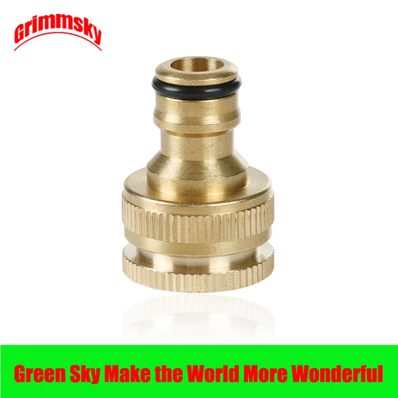 

1pc brass garden irrigation female thread 1/2" 3/4" faucet hose pipe adapter fast connection quick coupling water tap connector