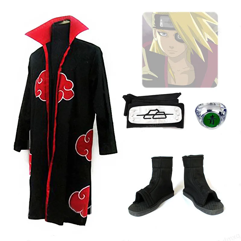 Костюм для косплея Наруто деидара Акацуки полный комплект|akatsuki cosplay|cosplay costumecosplay