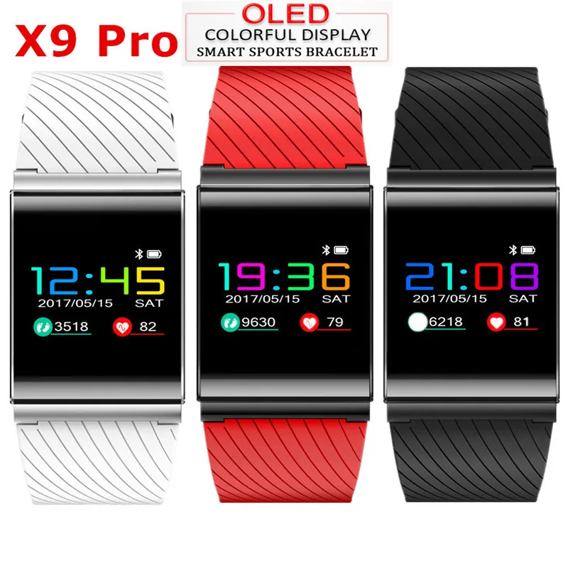 

NEW Color Screen Smart Bracelet IP67 Waterproof Heart Rate Monitor Wristband Call SMS Alert for Android Ios Smart Bracelet