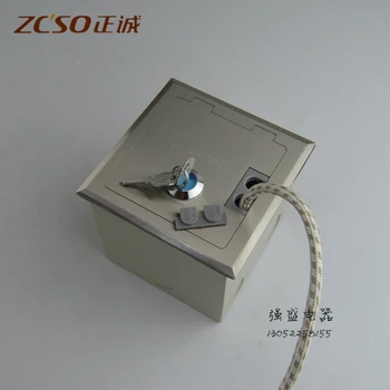 

Lockable All Steel Floor Box for 86 Face-plate