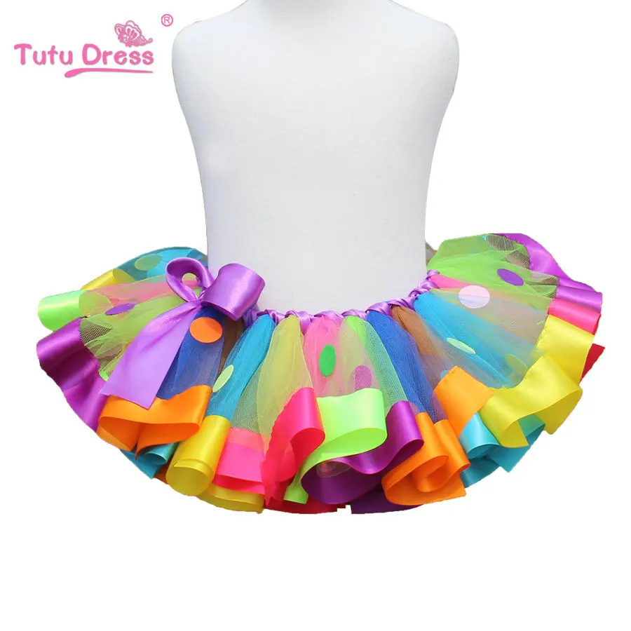 Buy Girl Birthday Rainbow Tutu Skirt Baby Girls