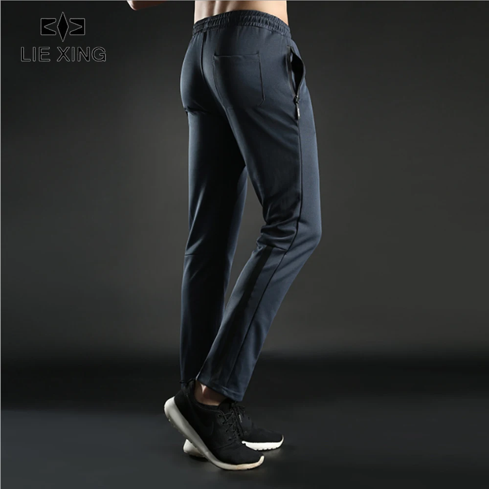 

LIEXING Jogging Running Pants Men Straight Athletic pants Homme sport Pants Fitness Workout Quick Dry Male Slim Trousers