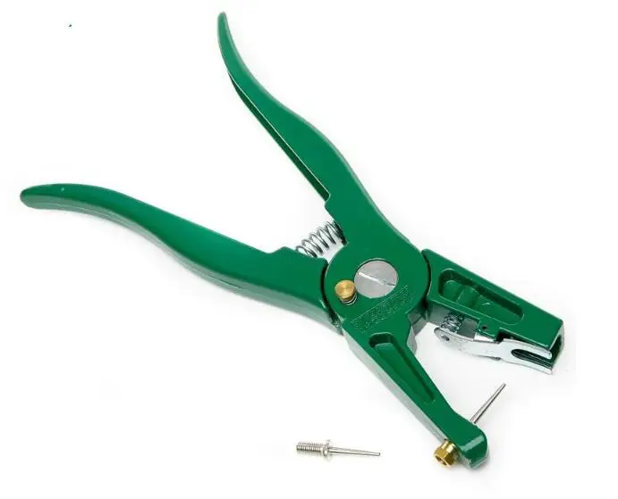 

1 Pcs Green Pig Ear Tag Pliers Cattle Ear Tag Pliers Sheep Ear Tag Pliers Animal Ear Tag Pliers Installer Alloy