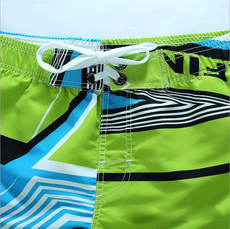 2016 HOT Quick Dry Men Shorts Brand Summer Casual Clothing Geometric Running  Shorts Men's Surf Board Shorts