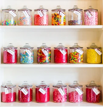 

Photography Backdrop candy bottles shelf customize vinyl photo background for studio birthday photography backdrops XT-5712