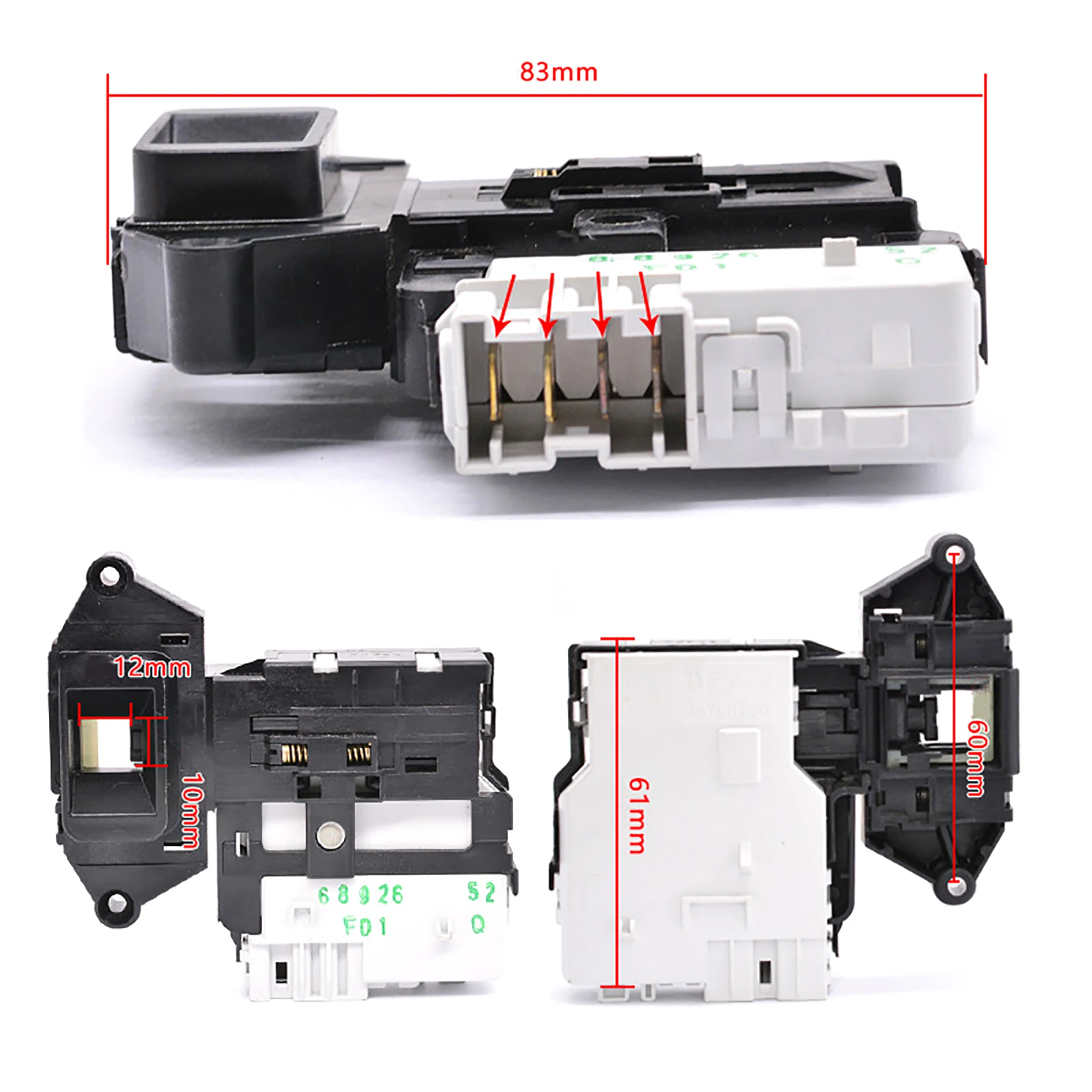 

For LG Washing Machine Washer Dryer Door Lock Switch Electronic Door Lock Delay Switch Washing Machine Parts
