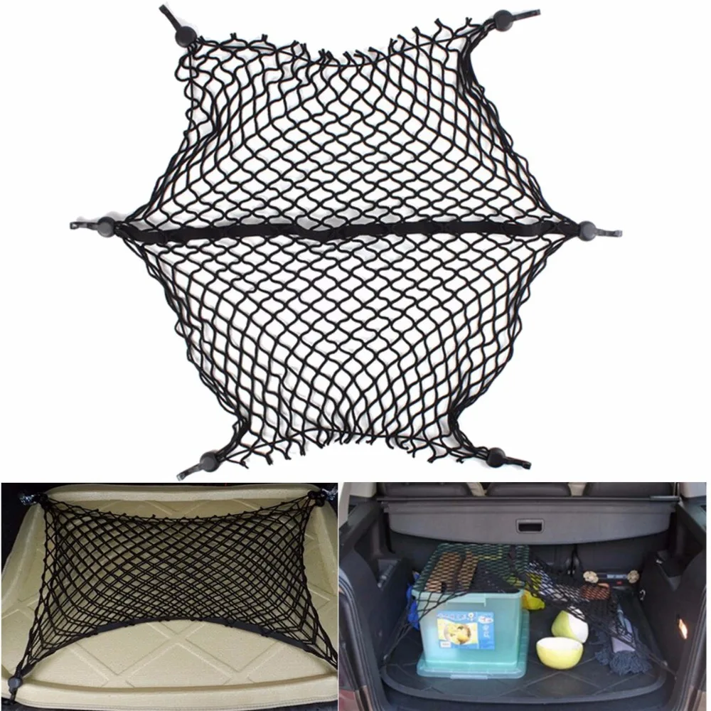 Universal!! 105x60cm Car Cargo Tidy Net Boot Trunk Storage