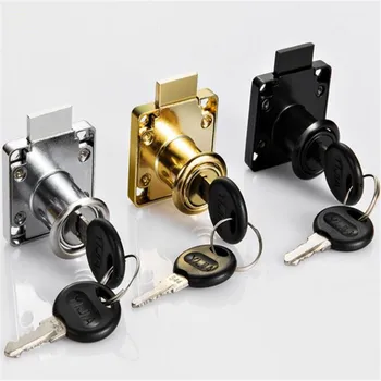 

High quality Drawer Lock with key desk Durable Office Desk lock for Wardrobe Cabinet Security Hardware furnitrue Accessories