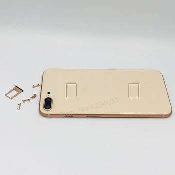 

Rear 8Plus Battery Back Cover For iphone 8Plus 8P 5.5'' Back Middle Frame Chassis Full Battery Housing Assembly