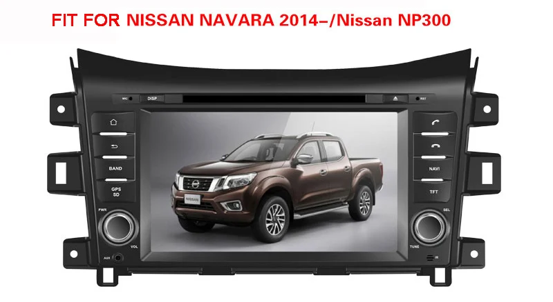 Perfect Octa Core Android 9.0 Car DVD Multimedia for nissan NAVARA NP1890 2014-2017 car audio player with gps navigation built in wifi 3