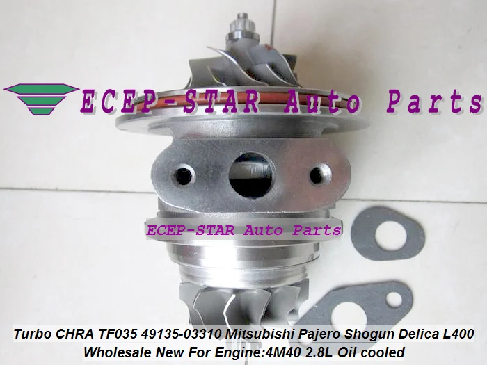 Oil cooled Turbo cartridge CHRA Core TF035 49135-03310 49135-03130 For Mitsubishi Pajero Shogun Delica L400 4M40 2.8L (2)