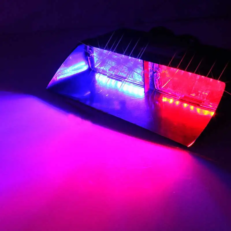 

96W S2 US Light 16pcs Led Car Red Blue Led In Dash Police Light/Police Warning Light Car Strobe Light Red Blue