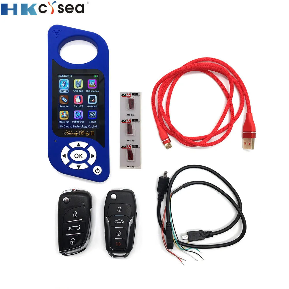 HKCYSEA JMD Handy Baby 2 Handy Baby II инструмент для автоматического ключа чипы программист Handy Baby2 португальский язык с G 96 бит 48 функция - Цвет: type 6