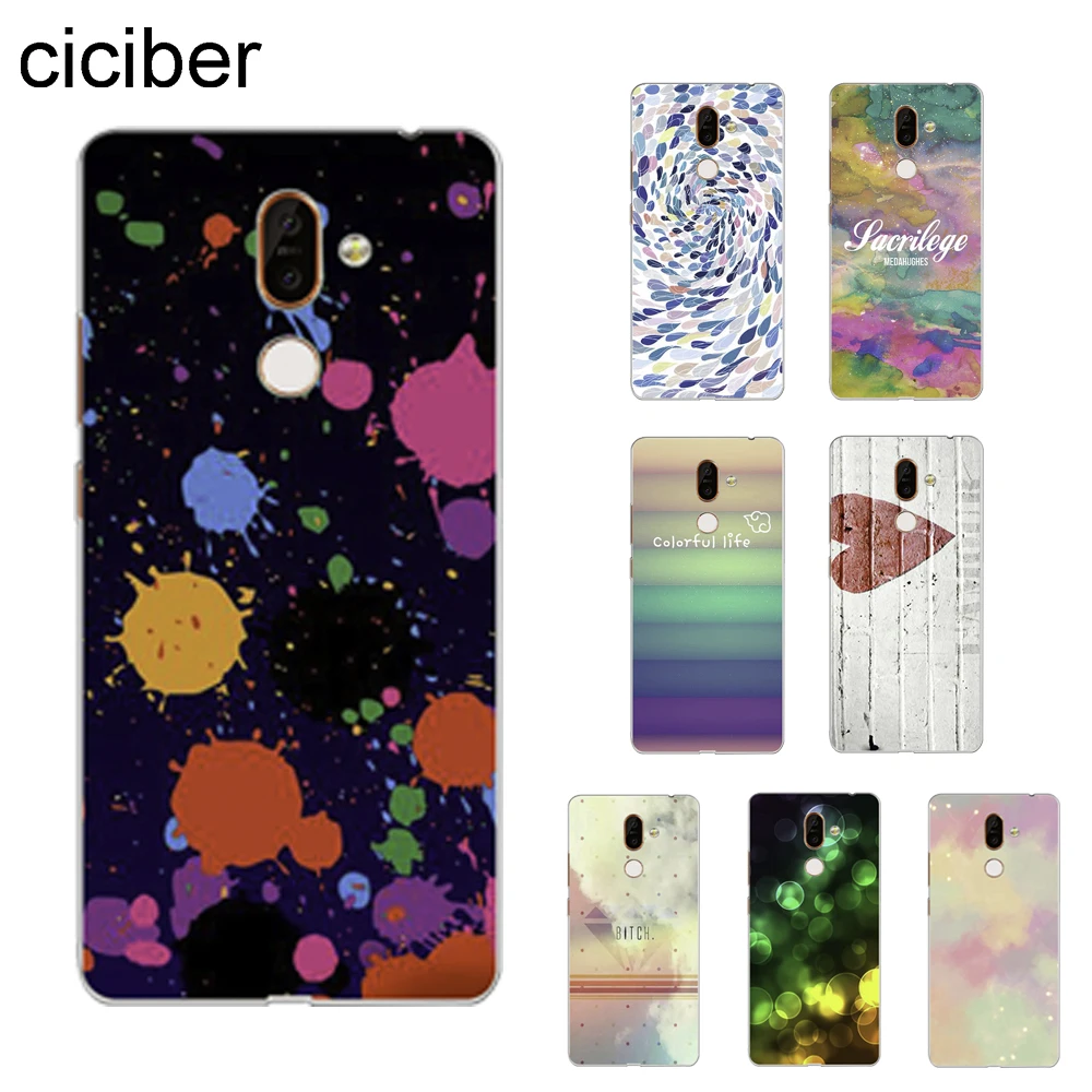 

ciciber Heart pattern Cover For Nokia 8 8.1 7 7.1 6 6.1 5 5.1 3 3.1 2.1 Plus 9 PureView Phone Cases For Nokia X7 X6 X5 X3 TPU