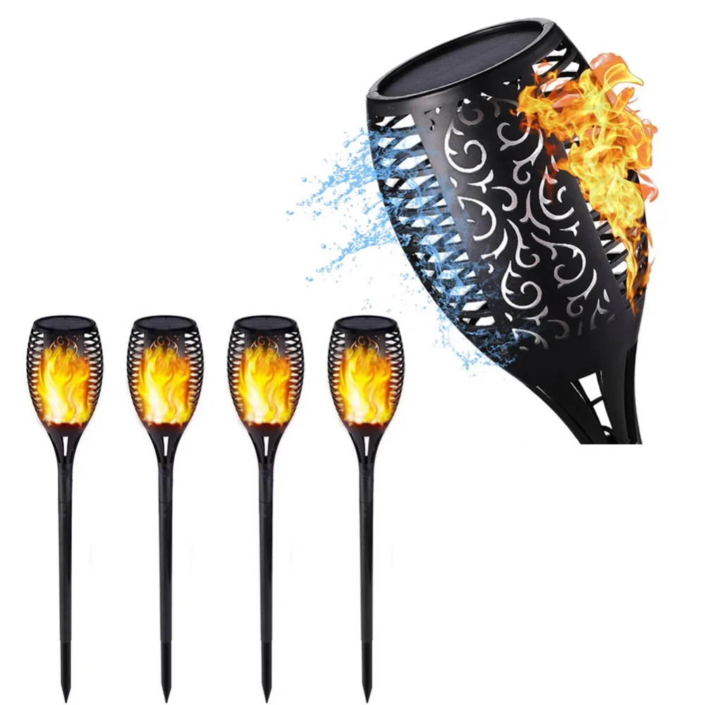 

IP65 Waterproof Solar Flame Lamp Flickering LED Garden Decoration Landscape Light Lawn Lamp Path Lighting Torch Light Spotlight