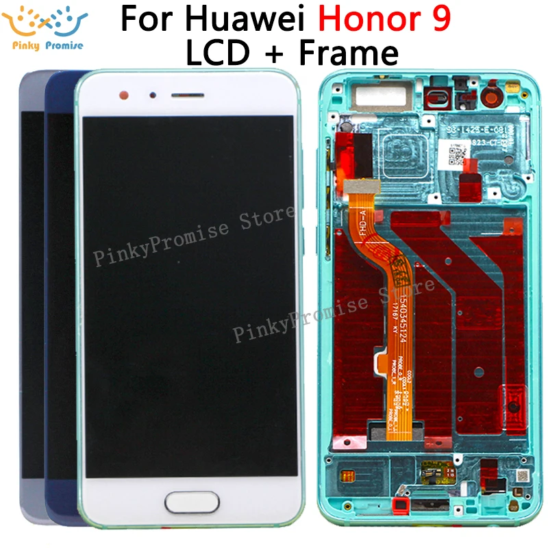 

For Huawei Honor 9 STF-L09 STF-AL10 STF-AL00 LCD Display Touch Screen with Frame Digitizer Assembly Honor 9 LCD Display