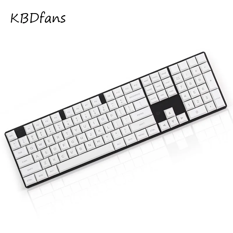 Топ Печатный dsa pbt keycap для механической клавиатуры 108 клавиш iso полный набор dolch