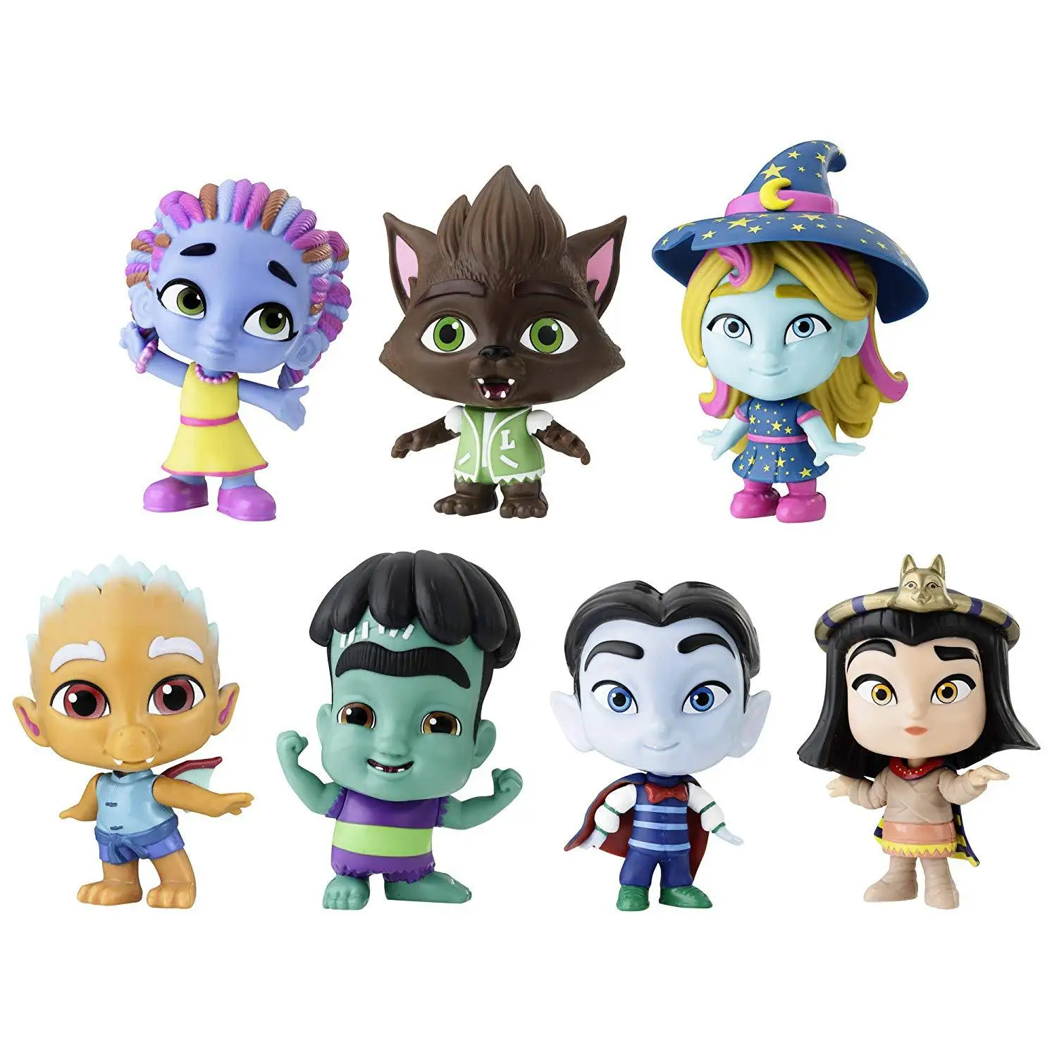 

7pcs/set Cartoon Monster Figures Toy Super Doll PVC Anime Action Figure Model Doll Toys for children Brithday Christmas Gift