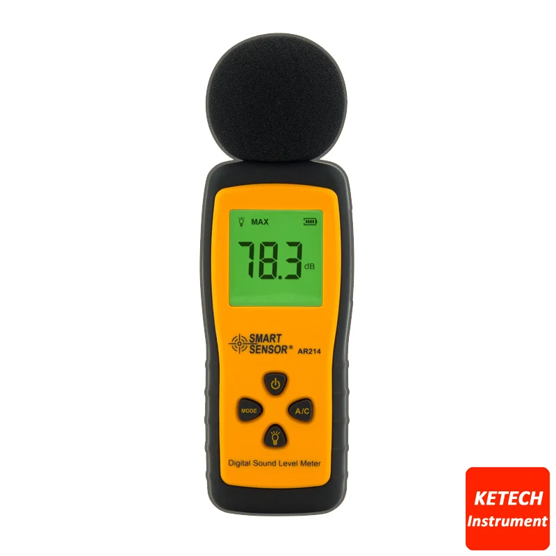

Portable Sound Level Meter Noise Level Tester AR214