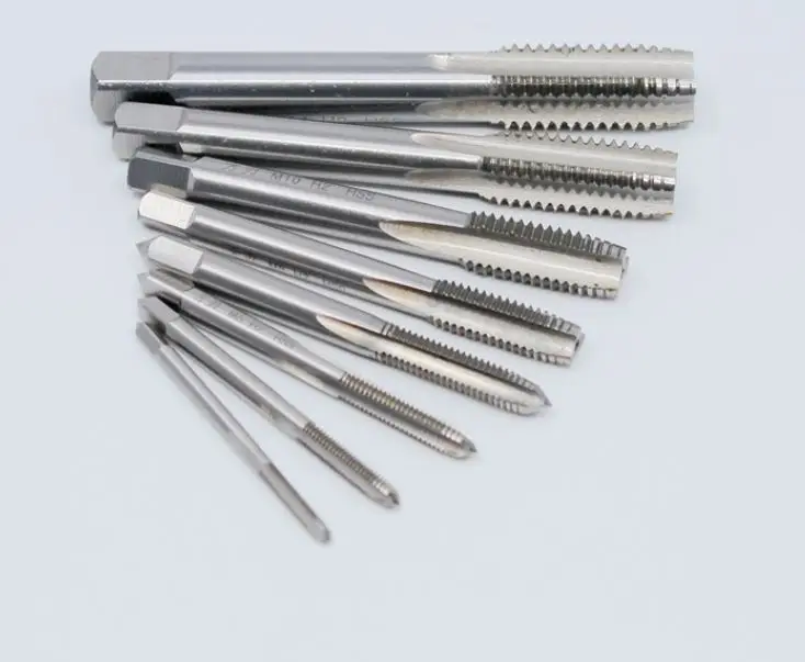 1 PC HSS M2 M3 M4 m5 m6 m8 m10 m12 M14 M16 M20 машина прямо рифленый винт нитки метрики вилки нажмите сверла набор ручных инструментов
