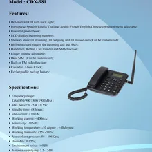 Смарт Дешевые цены беспроводной фиксированный GSM телефон с sim-картой PG201